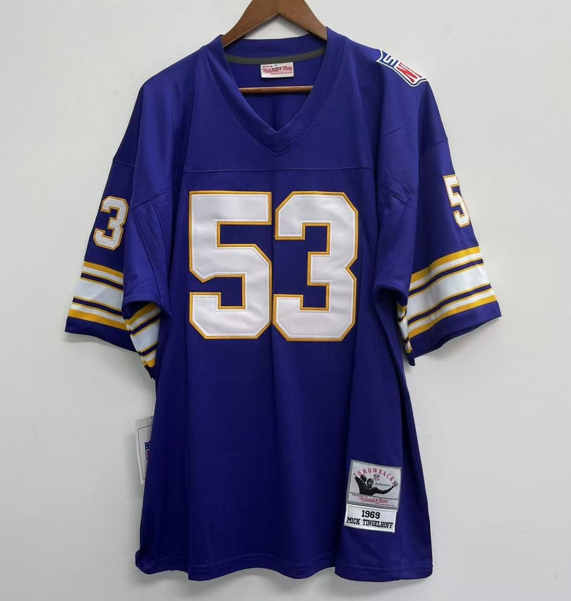 Mick Tingelhoff 1969 Minnesota Vikings Official NFL Mitchell