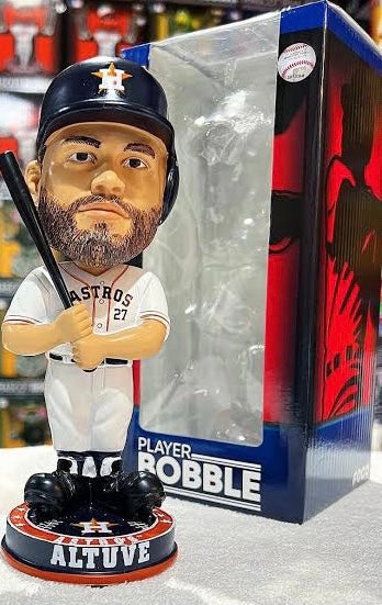 Jose Altuve ボブルヘッド ヒットカウンター付き Jose Altuve Houston Astros Knucklehead series Bobblehead Forever