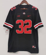 TreVeyon Henderson Ohio State Buckeyes Official NCAA Nike jersey black with red numbers