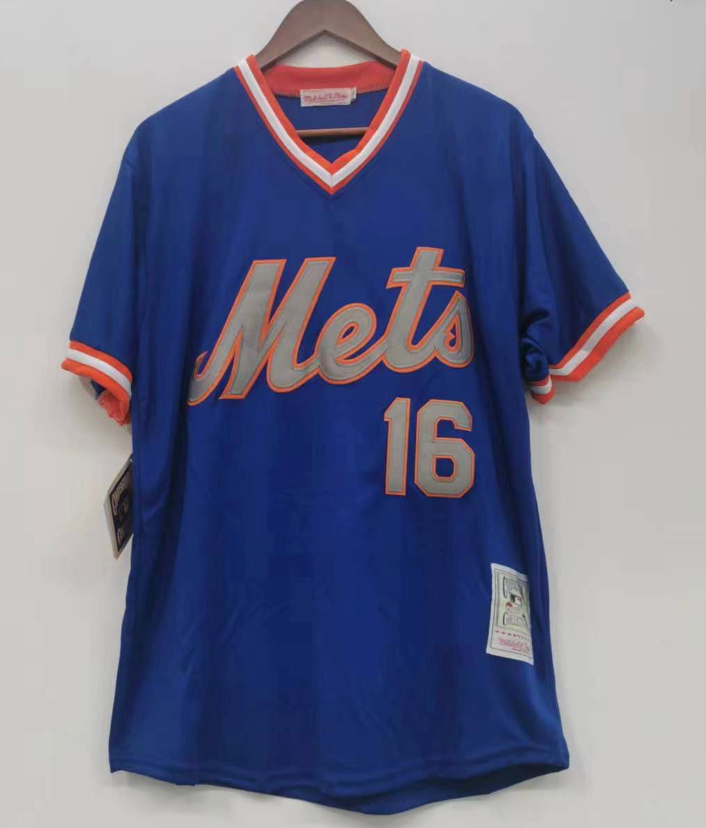 Dwight Doc Gooden New York Mets Jersey Mitchell & Ness blue