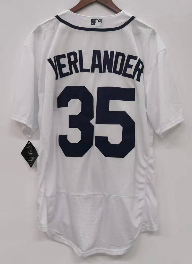 Justin Verlander Detroit Tigers Jersey white – Classic Authentics