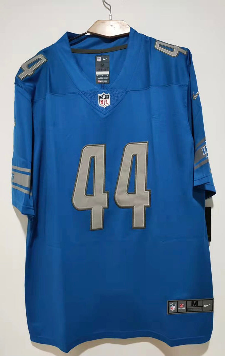 Malcolm Rodriguez Autographed Detroit Lions Nike Blue Game Jersey