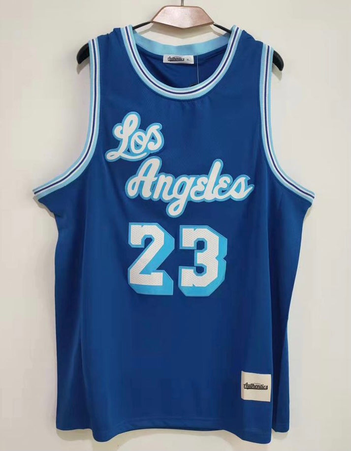nba lakers jersey blue