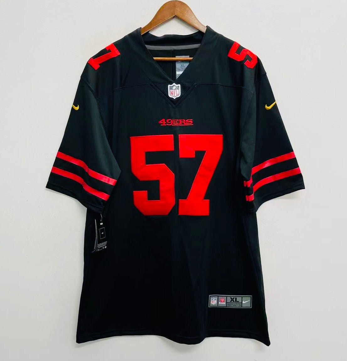 Dre Greenlaw San Francisco 49ers Nike NFL Jersey Black – Classic