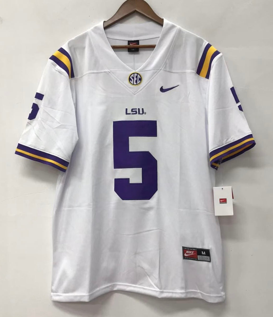 Jayden Daniels LSU Tigers Jersey NIKE white – Classic Authentics