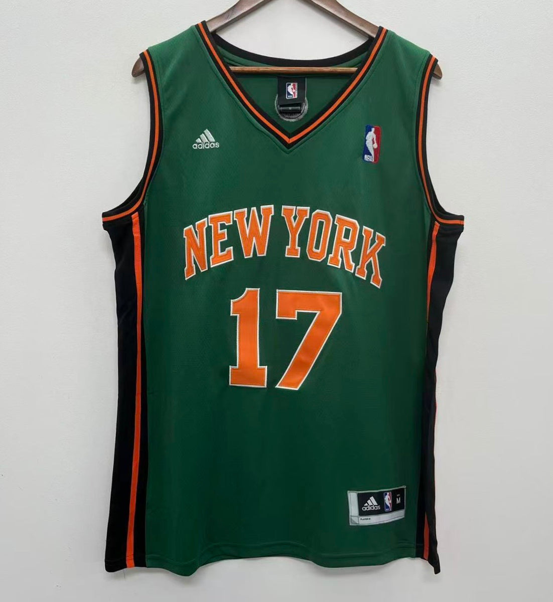 Jeremy Lin New York Knicks Official NBA Jersey Adidas green St