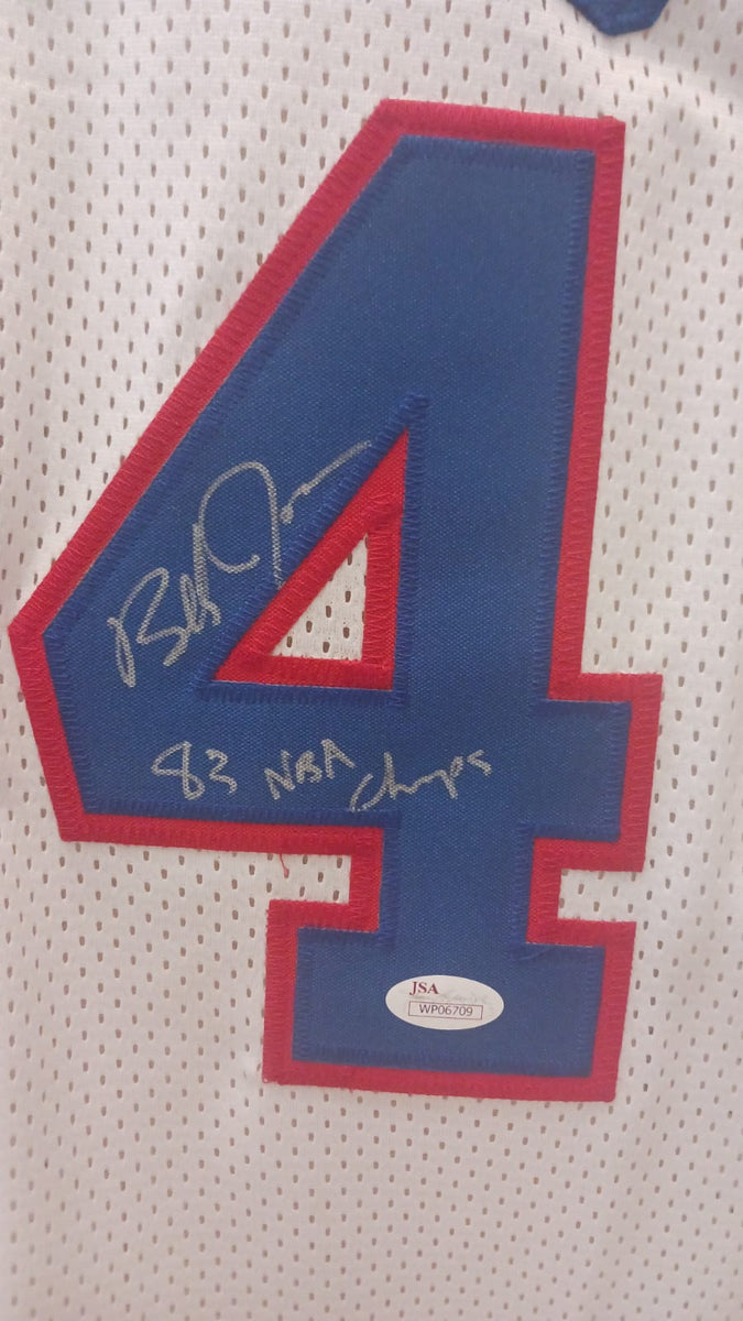 Bobby Jones autographed Philadelphia 76ers jersey JSA Witnessed