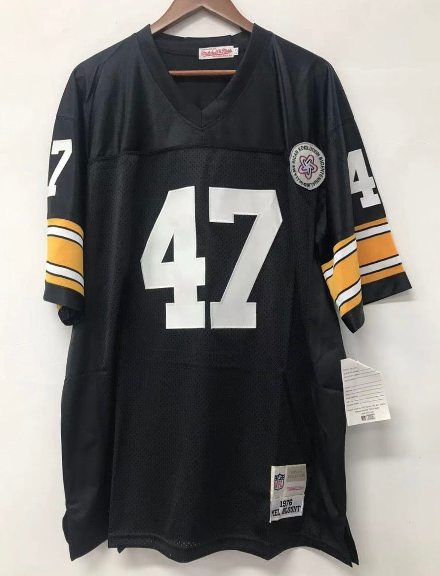 Mel Blount Pittsburgh Steelers Jersey black Mitchell Ness