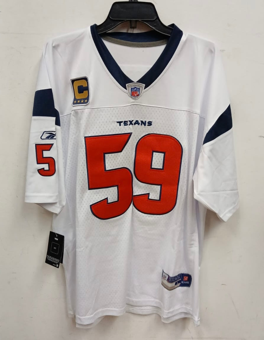 DeMeco Ryans Houston Texans official NFL Reebok Jersey white