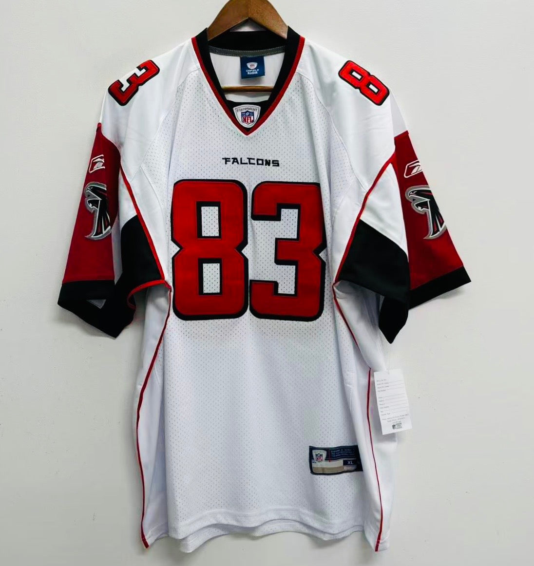 リーボック製　NFL アトランタ・ファルコンズ ユニフォーム[スペシャルセール] Alge Crumpler Atlanta Falcons NFL Reebok Jersey white – Classic