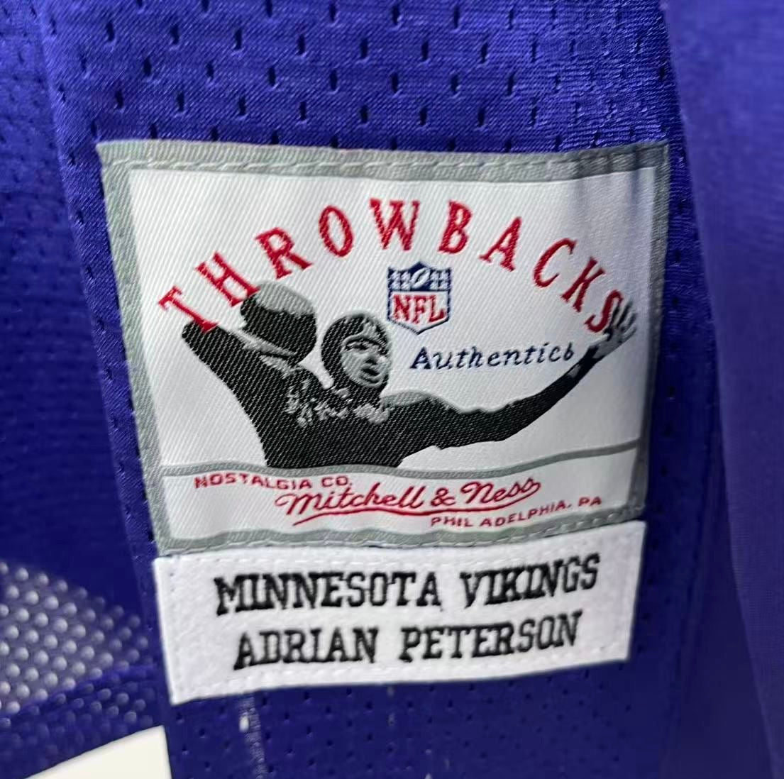 Adrian Peterson Minnesota Vikings Jersey Mitchell & Ness – Classic