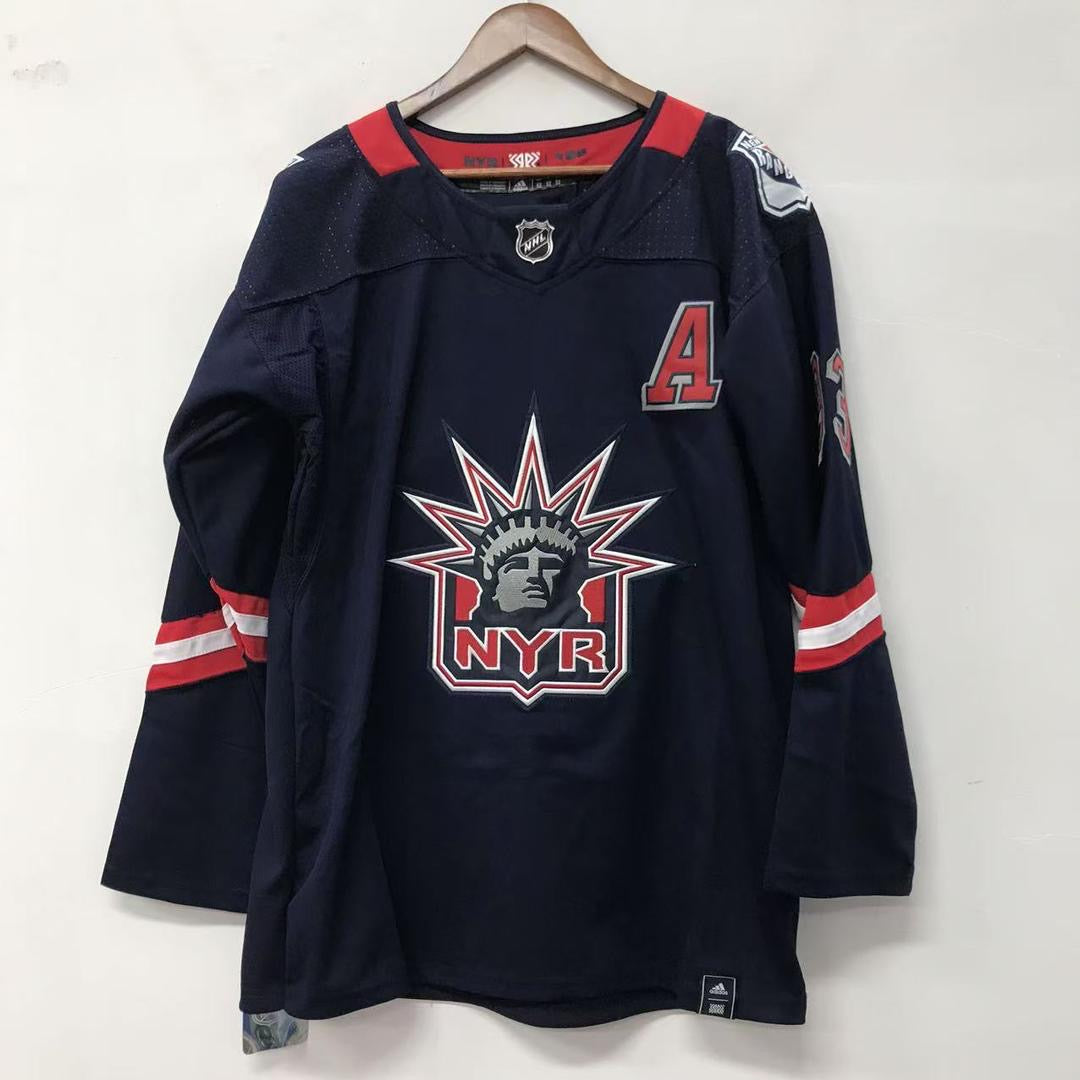 Mika Zibanejad New York Rangers Official NHL Adidas Jersey