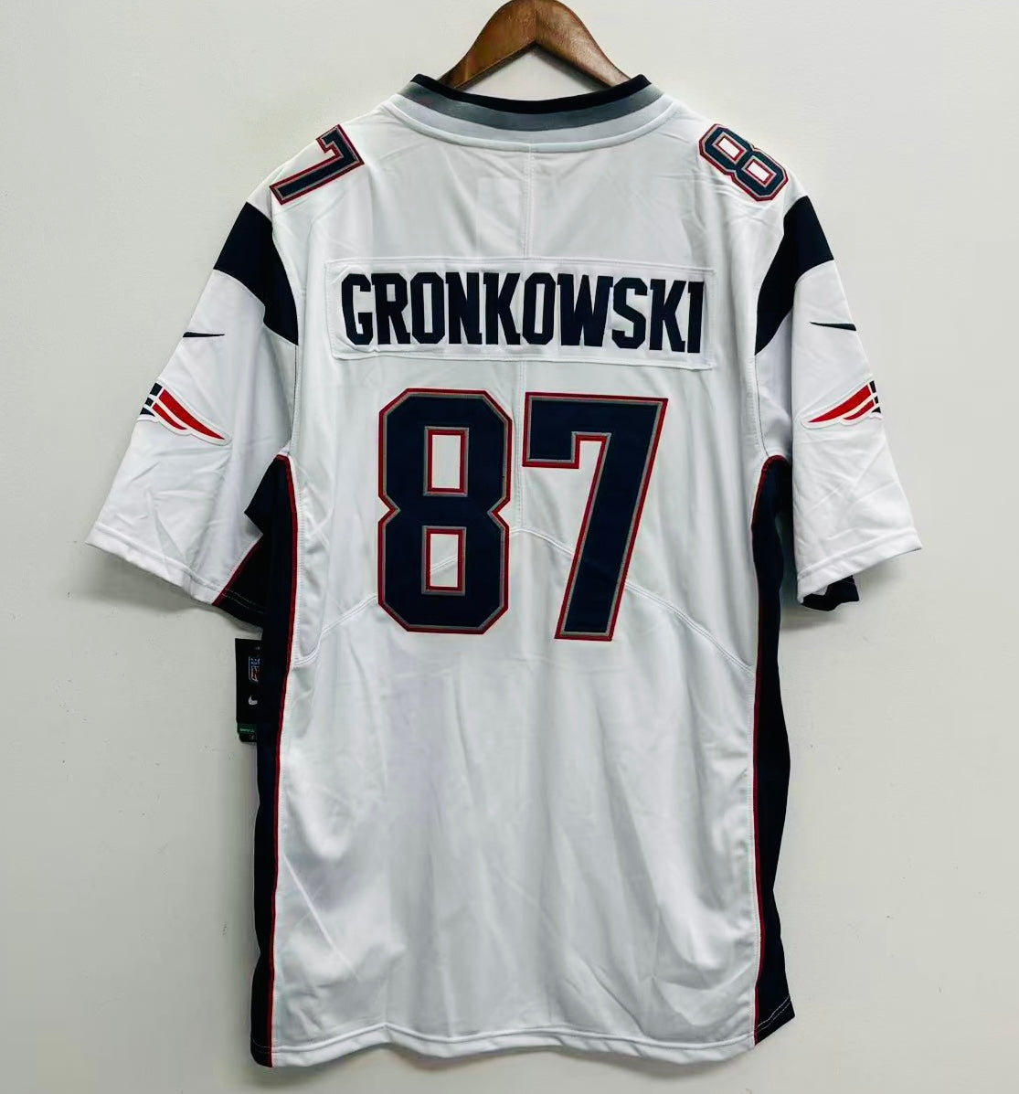 Rob Gronkowski New England Patriots NFL Nike Jersey White