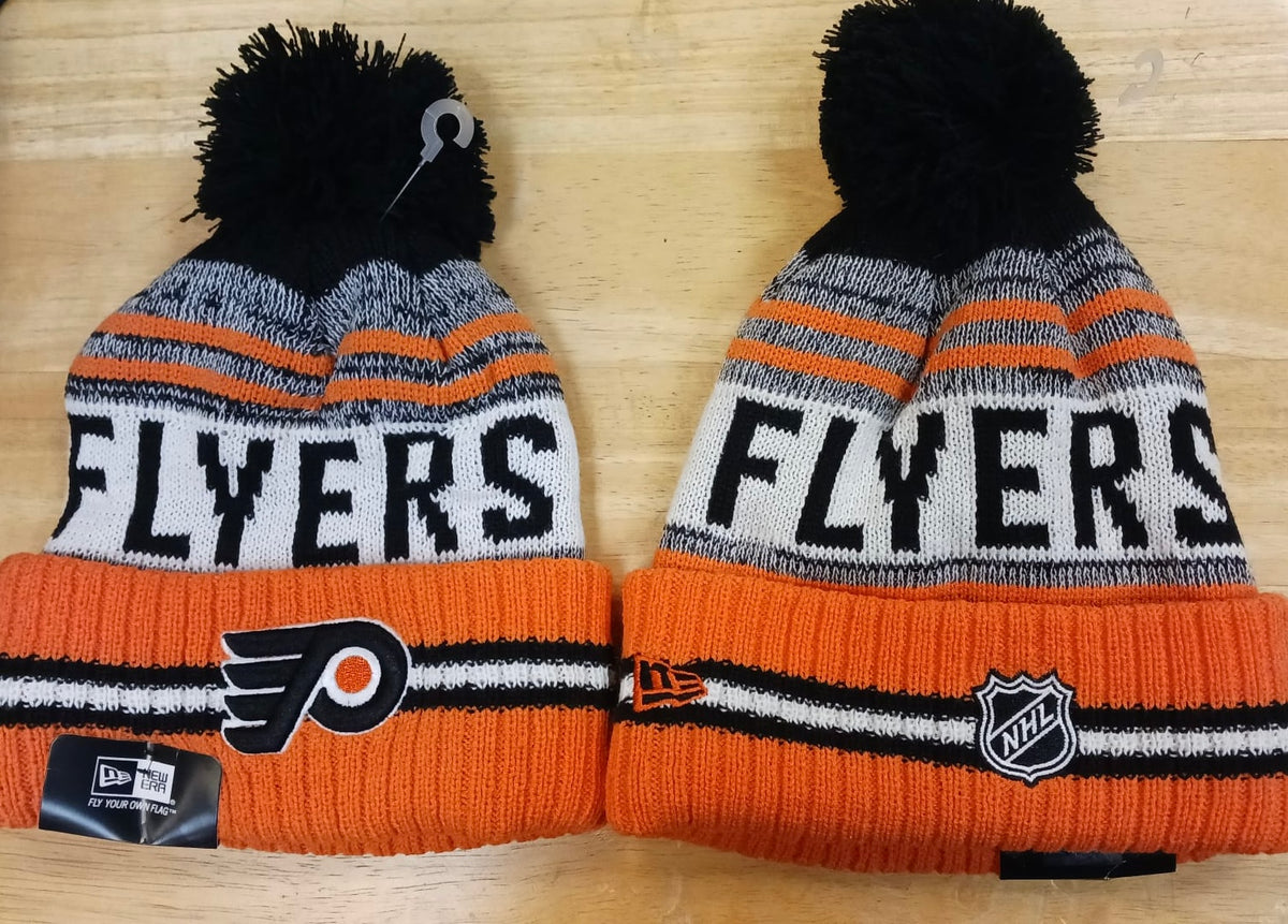 FLYERS　ニット帽 Philadelphia Flyers NHL New Era winter Hat with Pom Pom – Classic
