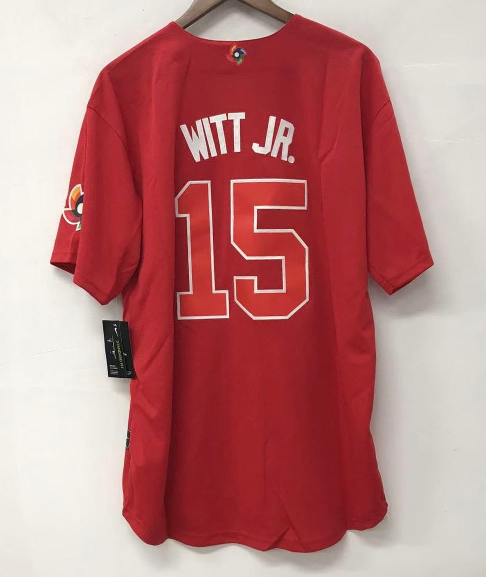 Bobby Witt Jr. Team USA Baseball Jersey Nike red – Classic Authentics