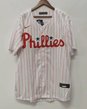 Kyle Schwarber Philadelphia Phillies Official MLB Nike Jersey white pinstripes