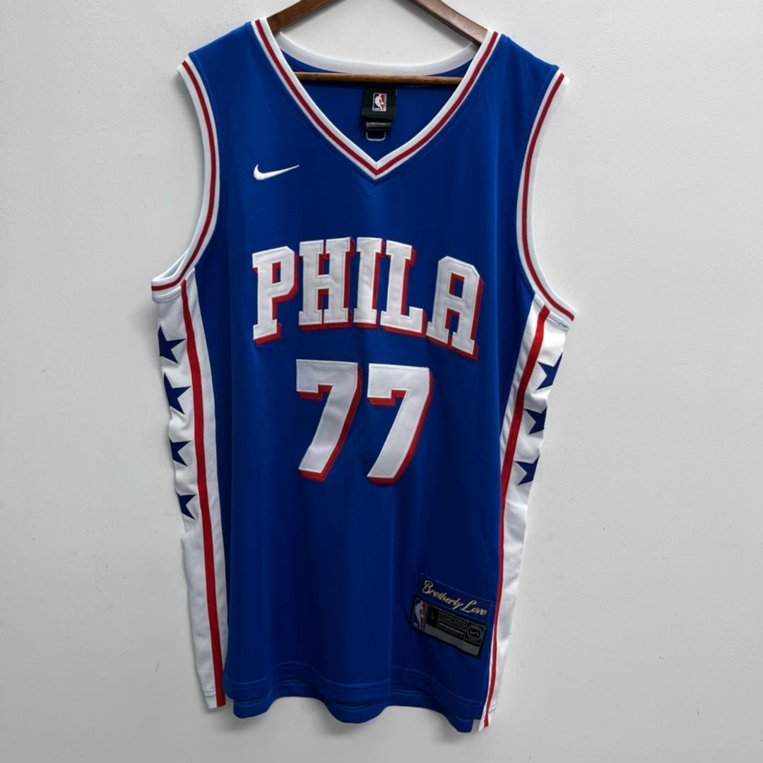 V. J. Edgecombe Philadelphia 76ers Official NBA Jersey Blue