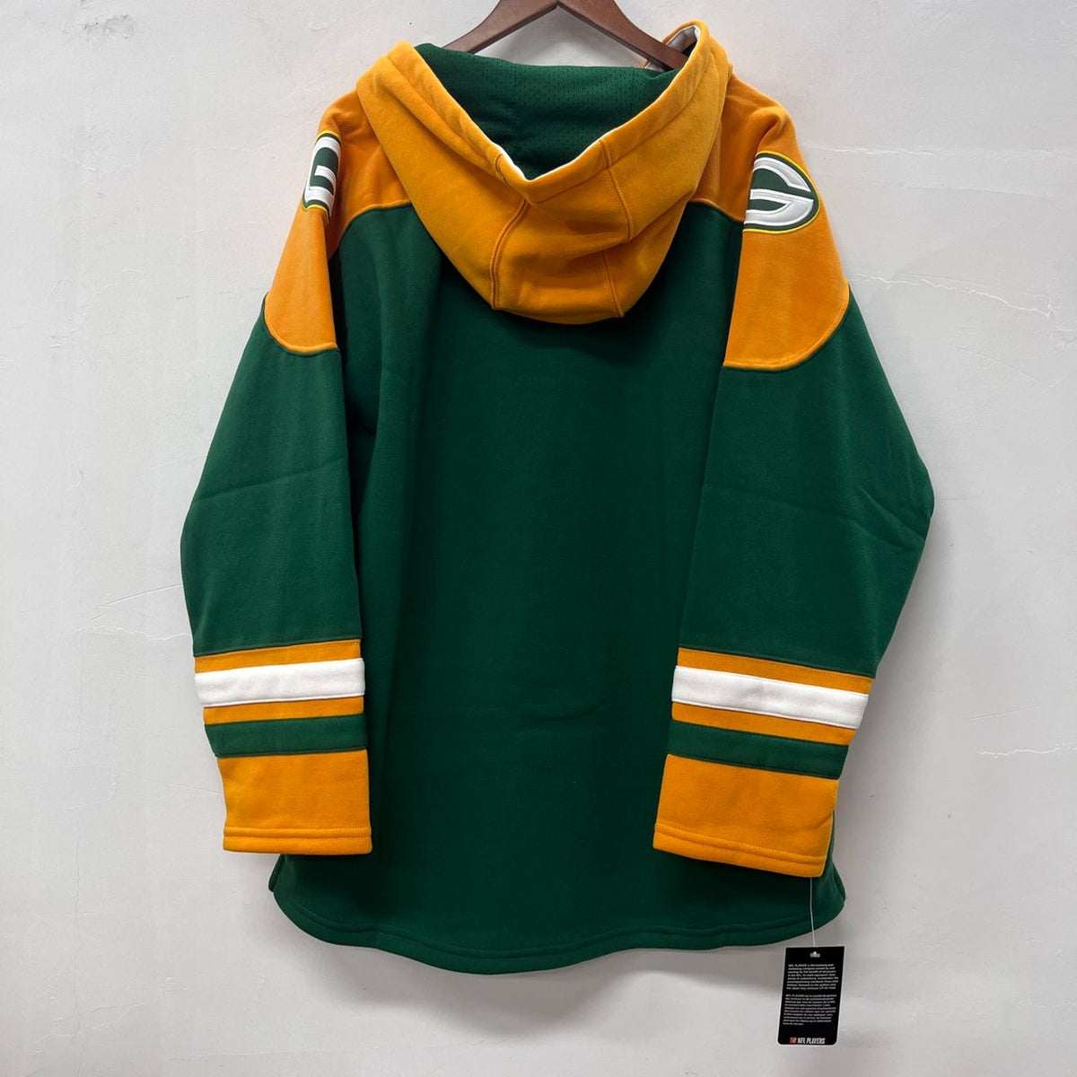Green Bay Packers Official NFL Hockey style hoodie Classic Authentics Green Bay Packers Official NFL Hockey style hoodie Classic Authentics