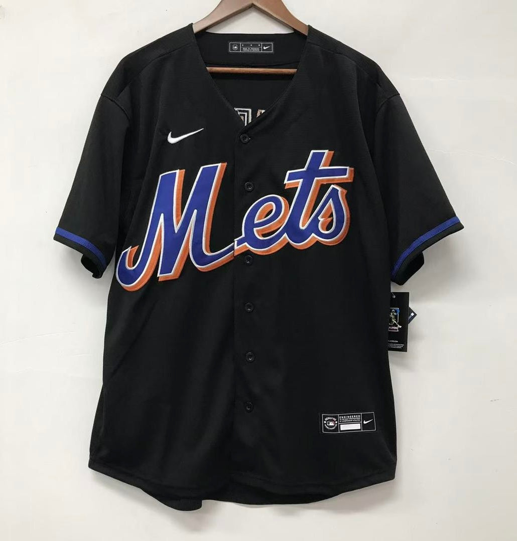 Francisco Lindor New York Mets Official MLB Jersey Nike black