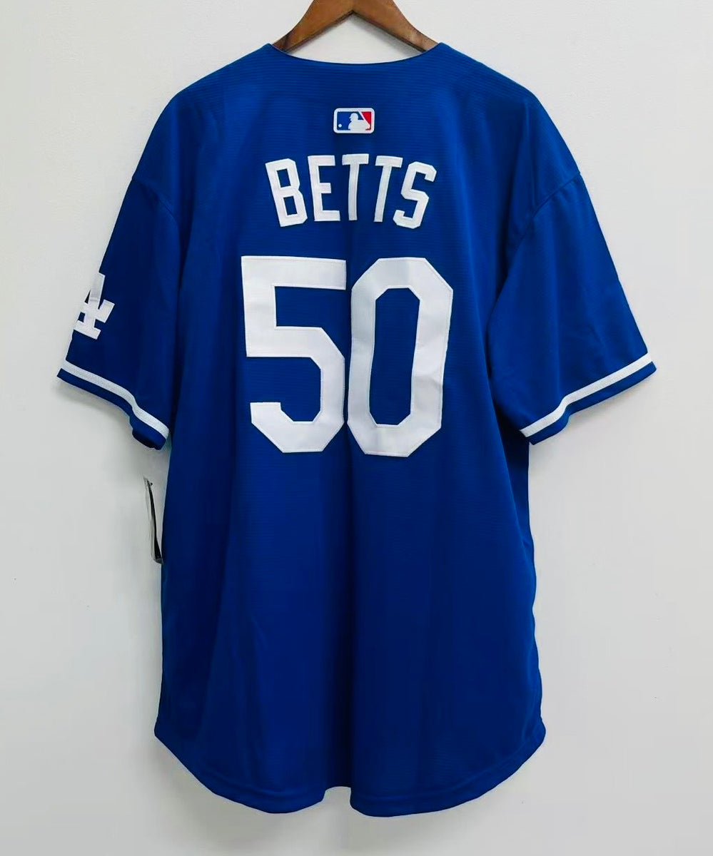 Mookie Betts Los Angeles Dodgers Official MLB Nike Jersey blue