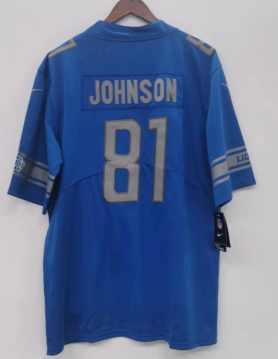NFL Lions Johnson Nike ユニフォーム ナイキ Sサイズ Men's Nike Chauncey Gardner-Johnson Blue Detroit Lions Game