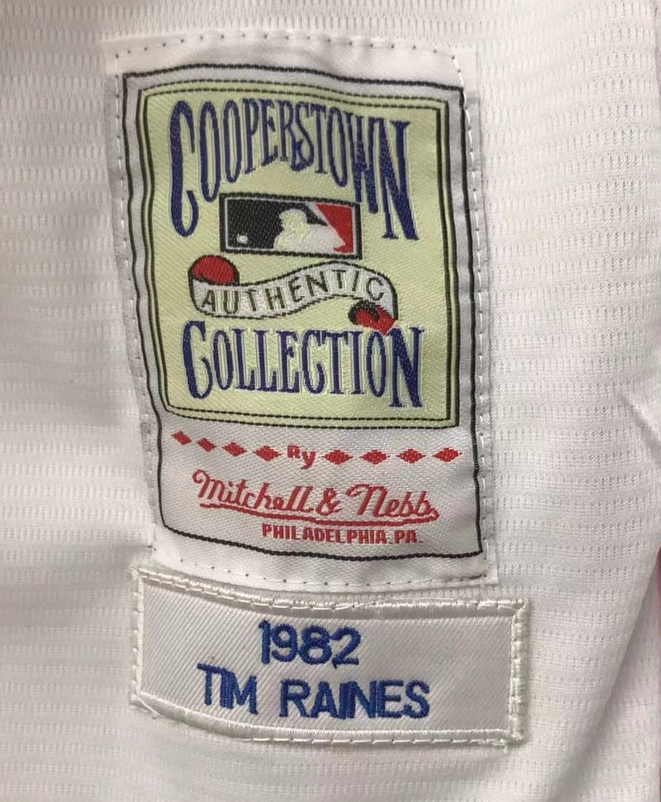 Tim Raines 1982 Montreal Expos Official MLB Mitchell & Ness Jersey