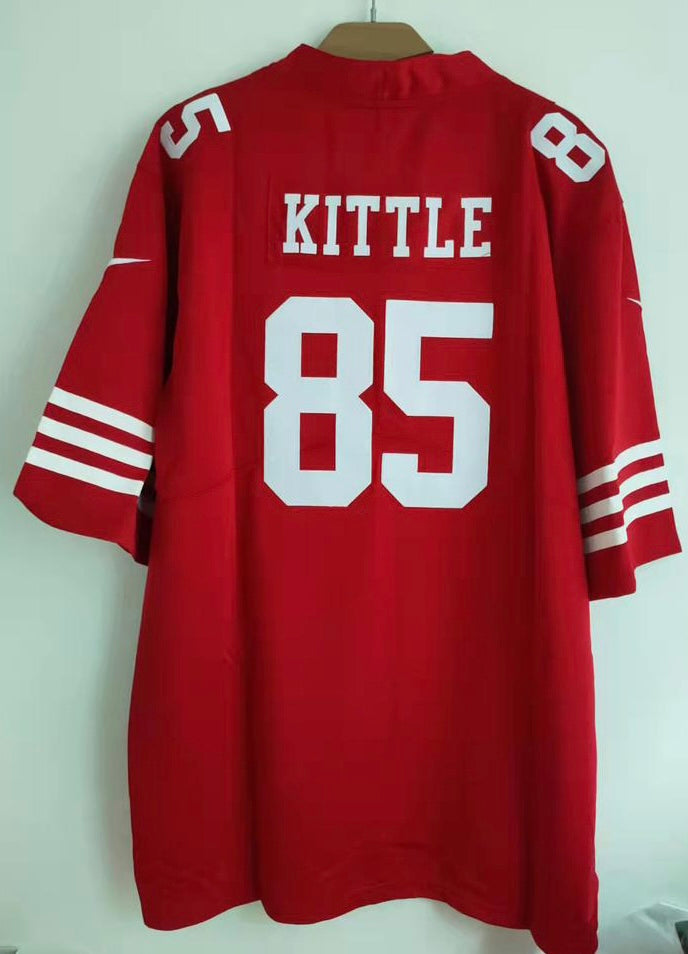 George Kittle San Francisco 49ers Jersey red – Classic Authentics