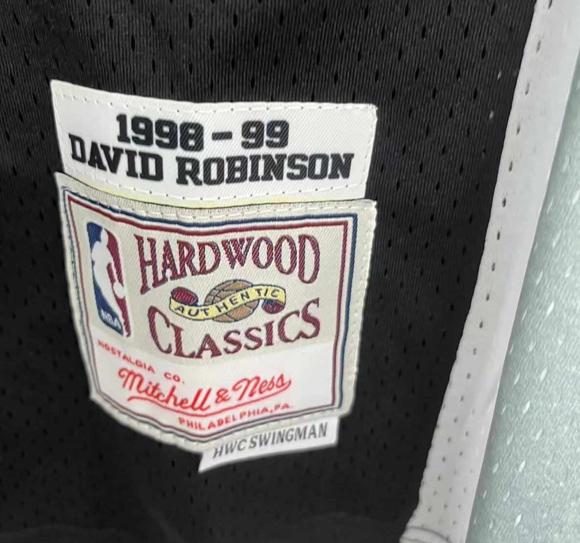 David Robinson San Antonio Spurs Official NBA Mitchell & Ness