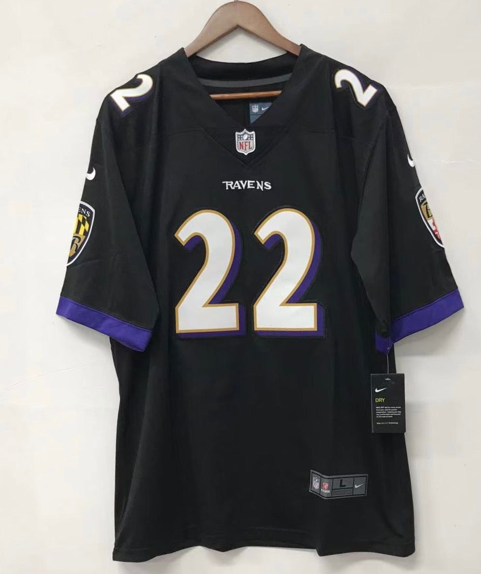Derrick Henry Baltimore Ravens Official NFL Jersey Nike black