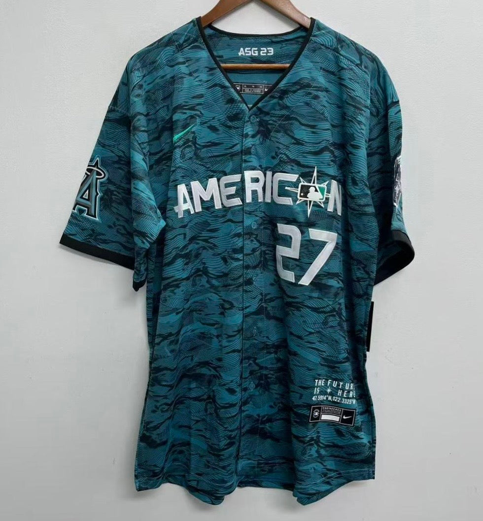 Mike Trout Anaheim Angels All star game Jersey – Classic Authentics