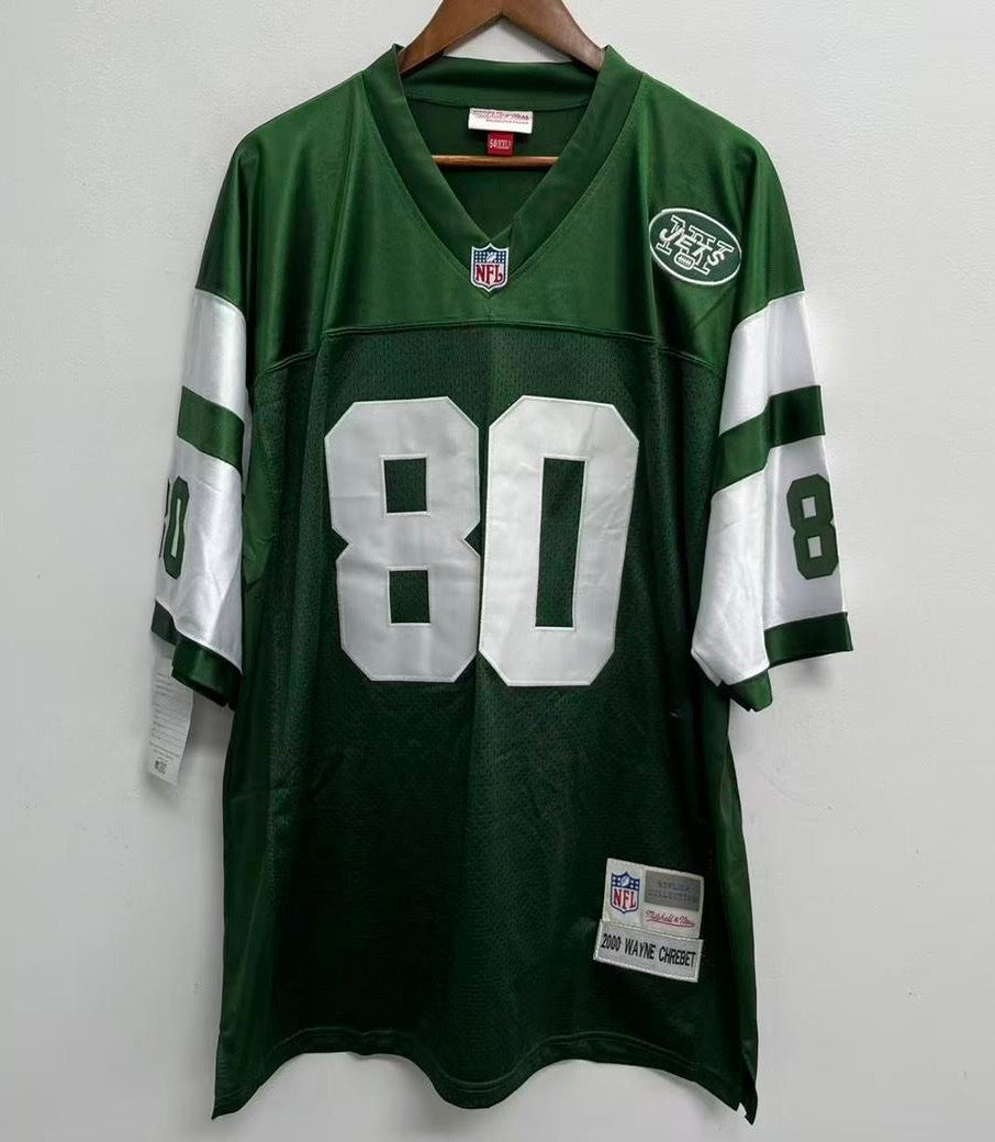 90s NFL Newyork Jets CHREBET オーセンティック Wayne Chrebet New York Jets Official NFL Mitchell & Ness