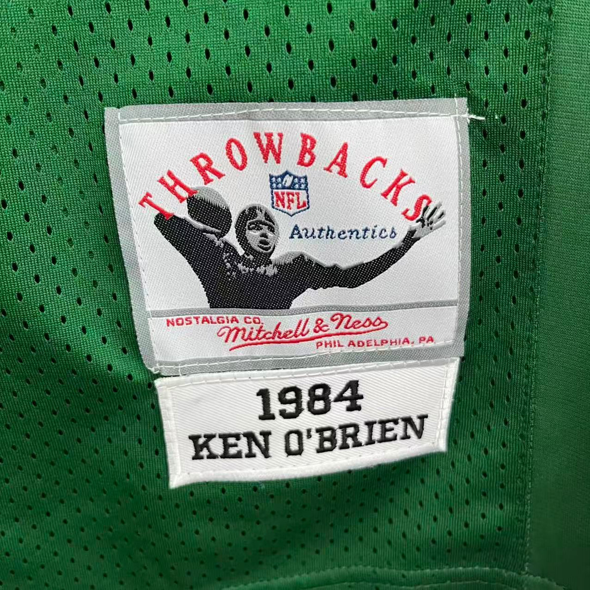 Ken O'Brien New York Jets Official NFL Mitchell & Ness Jersey