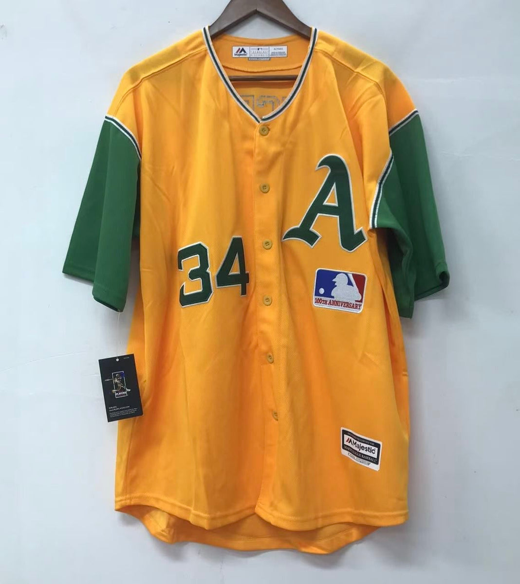Rollie Fingers Oakland A’s Athletics Official MLB Jersey Mitchell Ness
