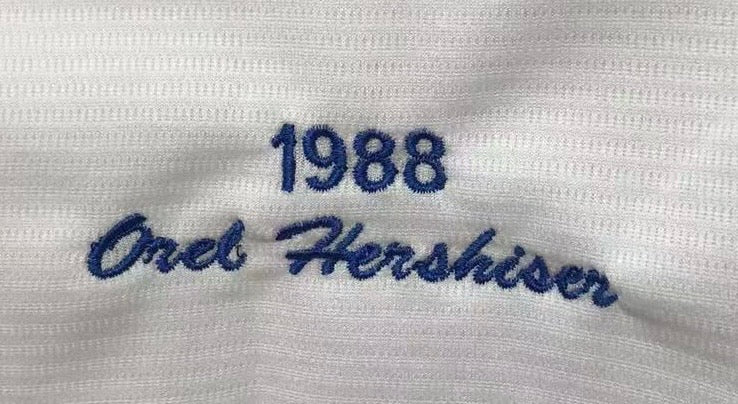 Orel Hershiser Los Angeles Dodgers Official MLB Mitchell & Ness