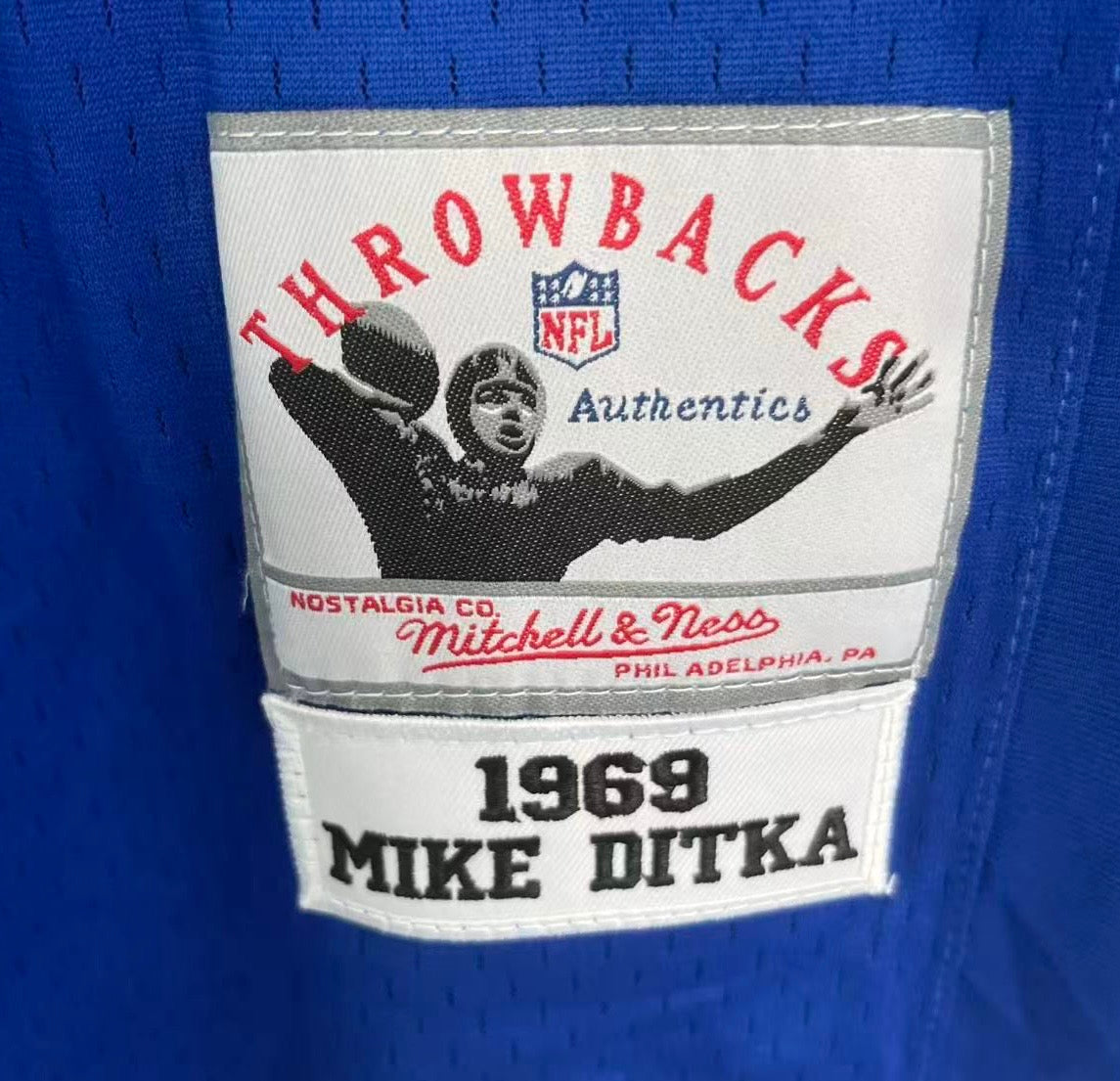 Mike Ditka 1969 Dallas Cowboys Official NFL Mitchell & Ness Jersey