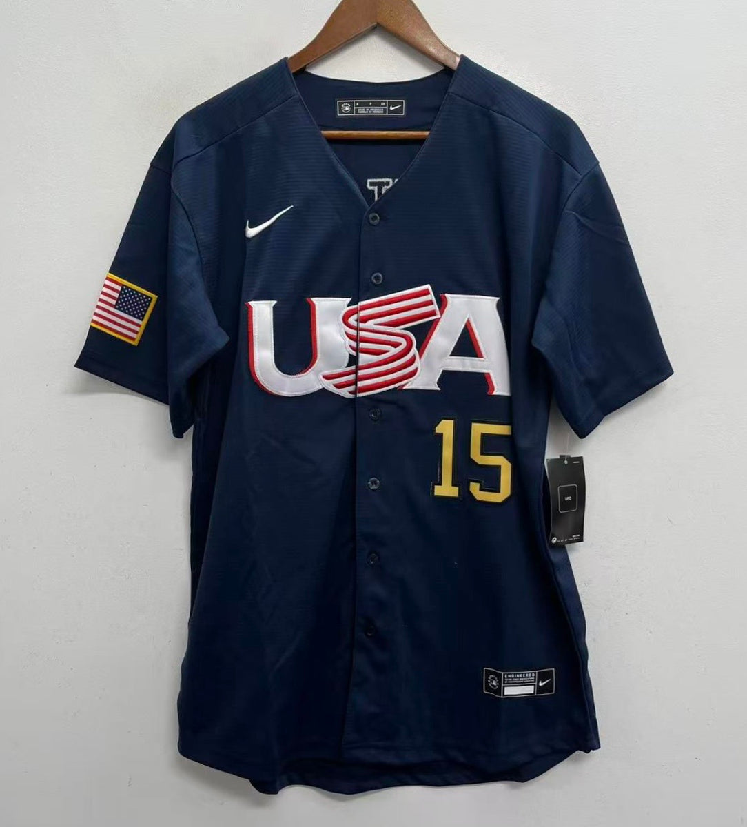 Bobby Witt Jr. Team USA Baseball Jersey Nike blue – Classic Authentics