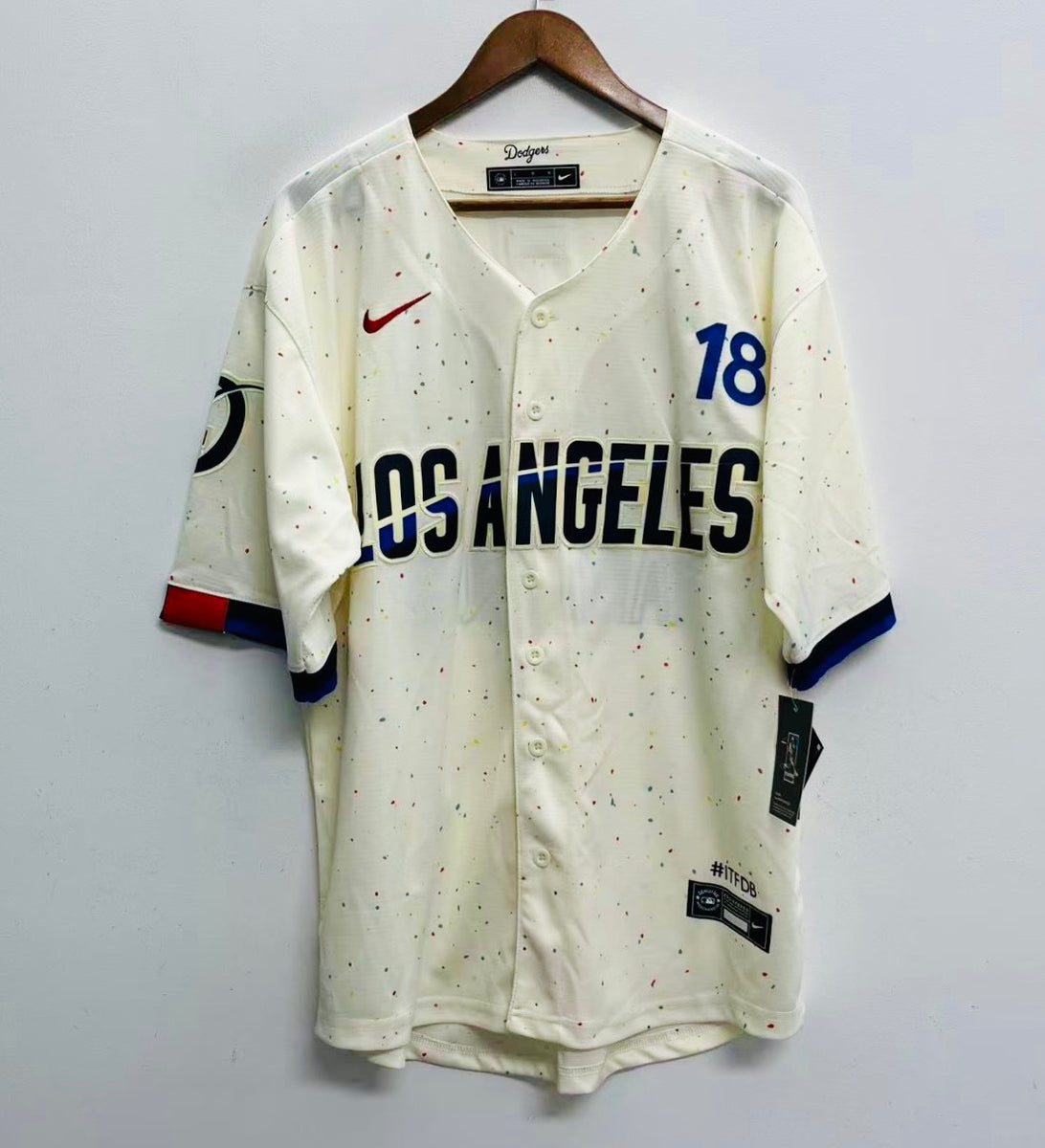 Yoshinobu Yamamoto Los Angeles Dodgers Official MLB Nike City