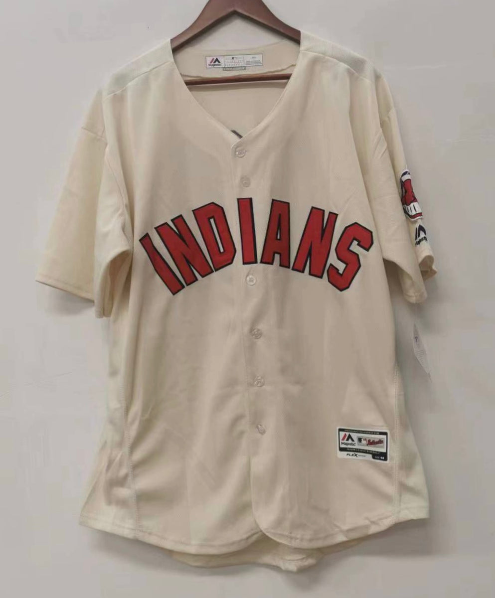 希少 Majestic MLB Indians LINDOR #12シャツ XL Francisco Lindor # 12 Cleveland Indians Official MLB Jersey