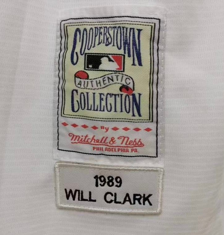 Will Clark San Francisco Giants Official MLB Jersey Mitchell