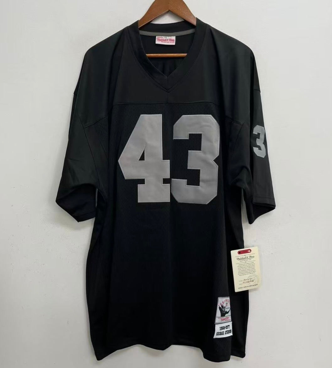 George Atkinson Oakland Raiders Official NFL Mitchell & Ness