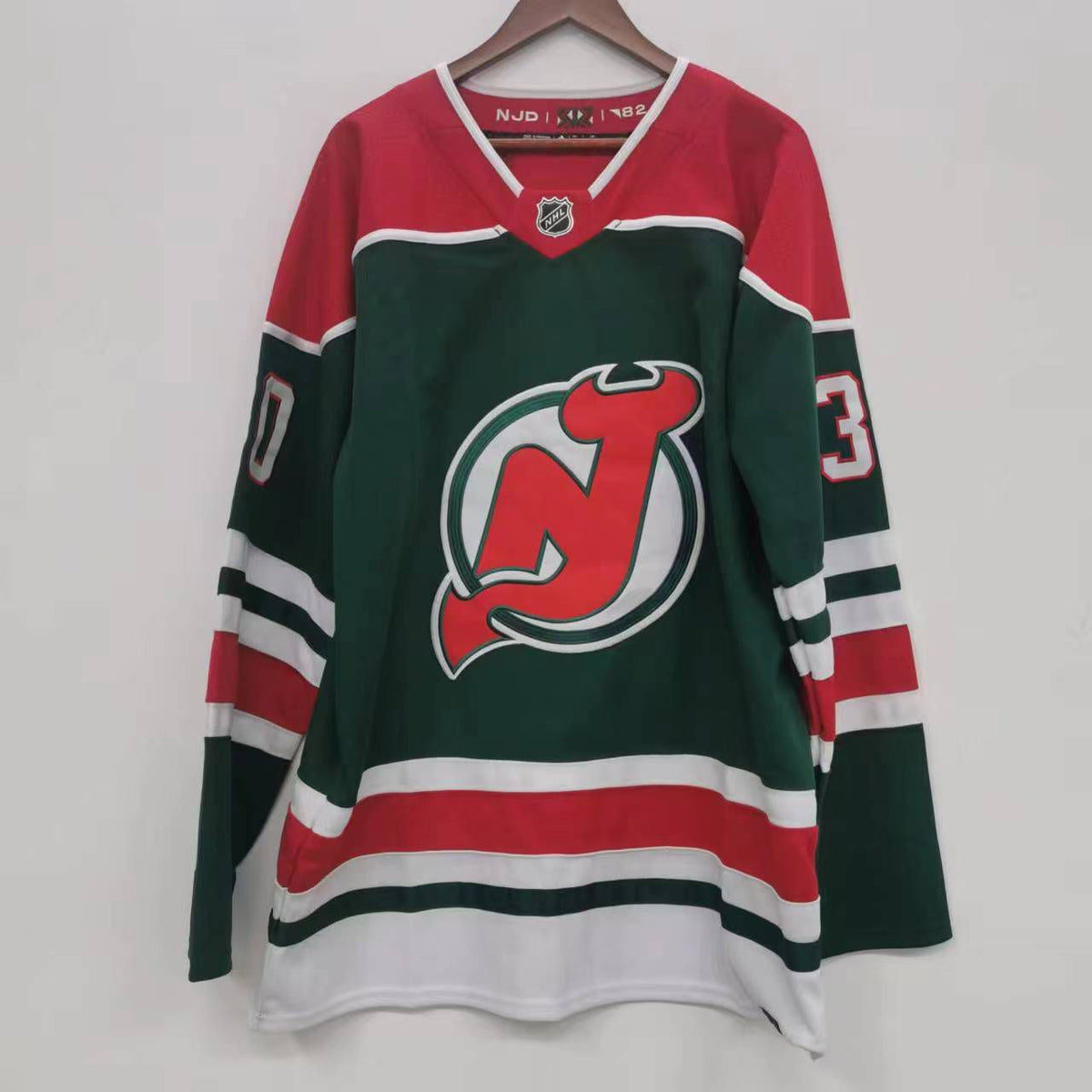 Green new hotsell jersey devils jersey