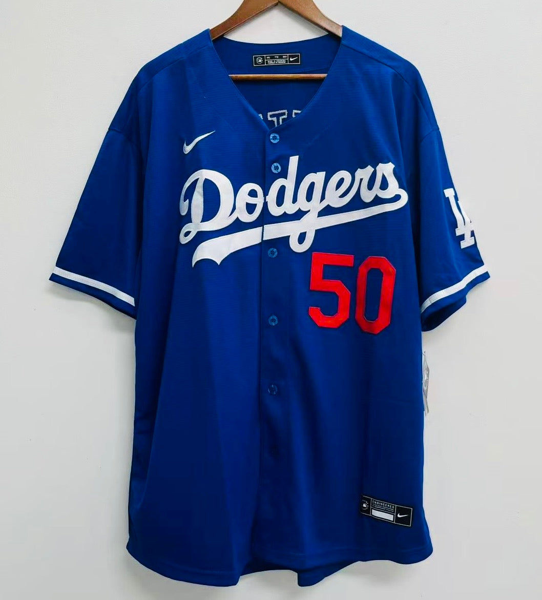 Mookie Betts Los Angeles Dodgers Jersey blue Nike – Classic Authentics