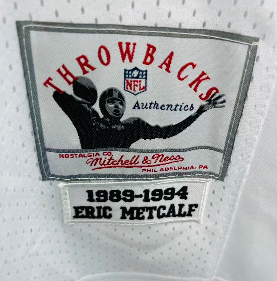 Eric Metcalf Cleveland Browns Official NFL Mitchell & Ness Jersey