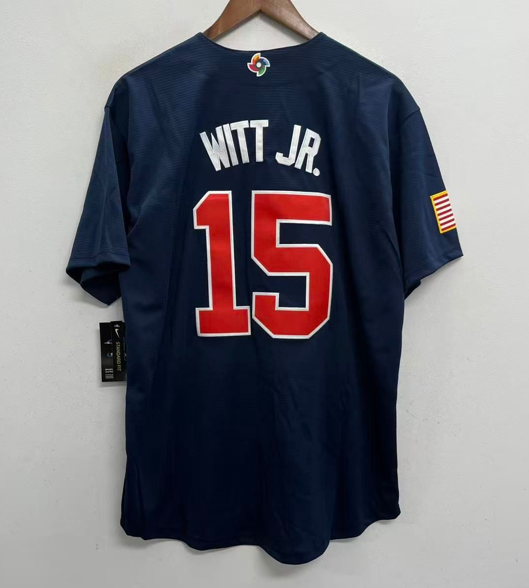 Bobby Witt Jr. Team USA Baseball Jersey Nike blue – Classic Authentics