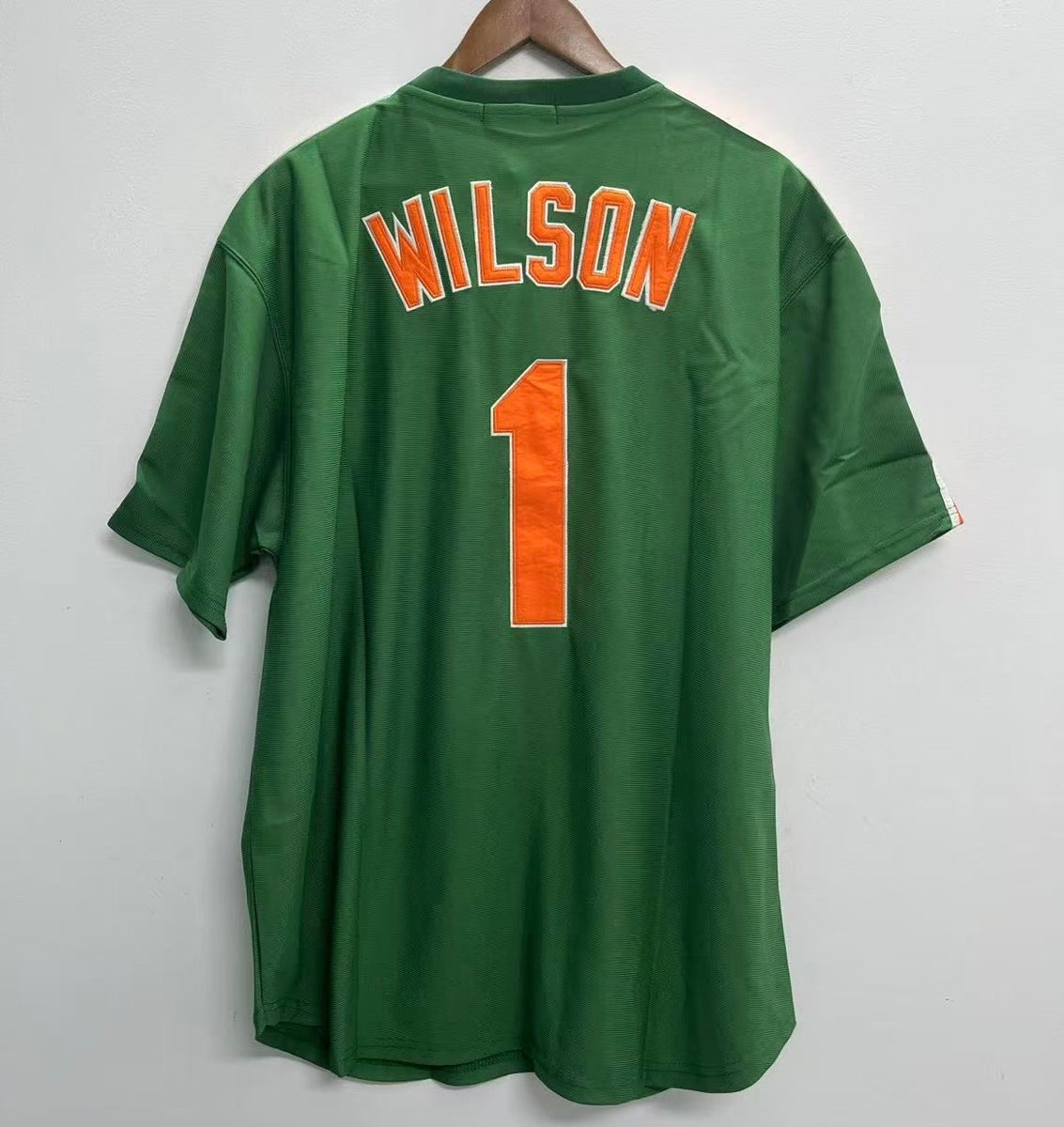Mookie Wilson New York Mets Jersey Mitchell & Ness St. Patrick's