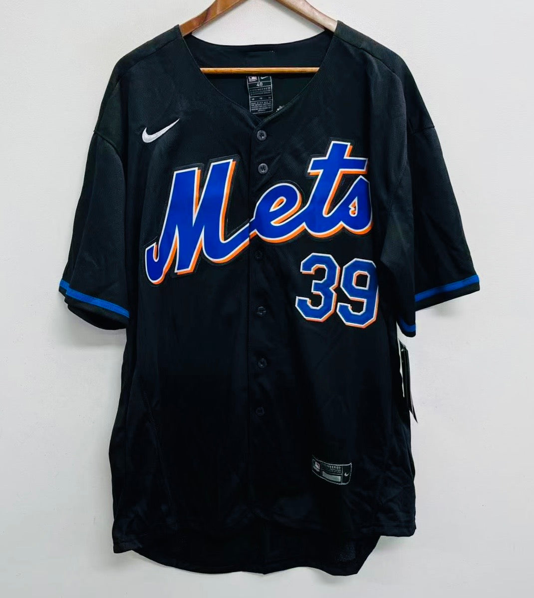 Edwin Diaz New York Mets Official MLB Nike Jersey black – Classic