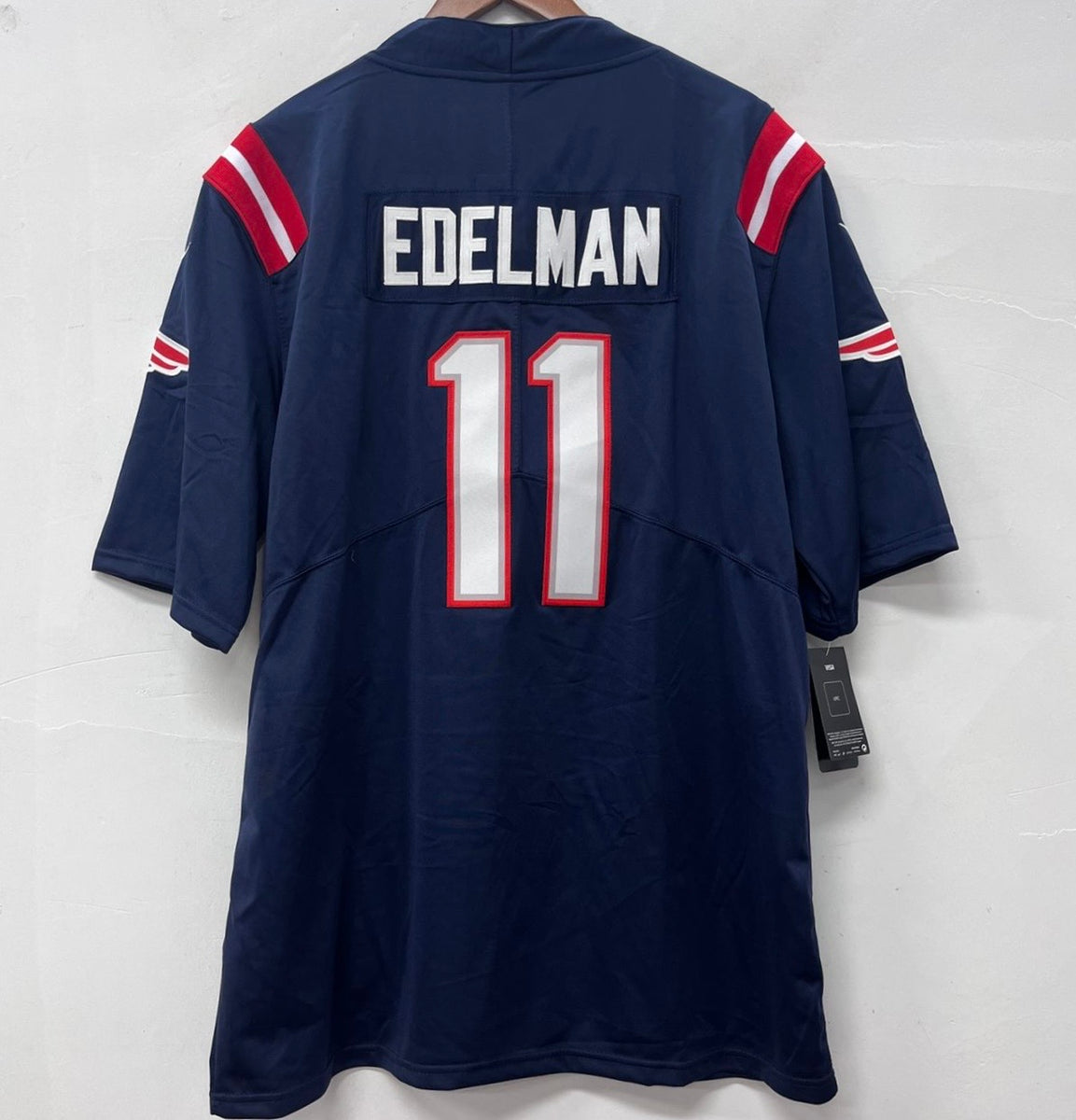 Julian Edelman New England Patriots Jersey blue – Classic Authentics