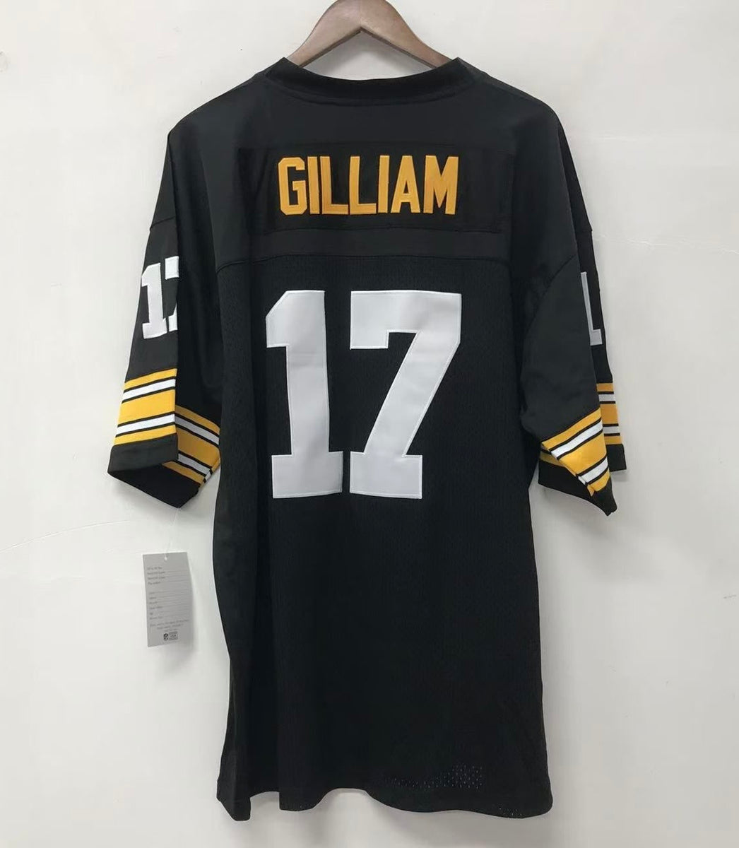 オ*ビ様 rosemuse Piping jersey outer black Joe Gilliam Pittsburgh Steelers NFL Mitchell & Ness Jersey black