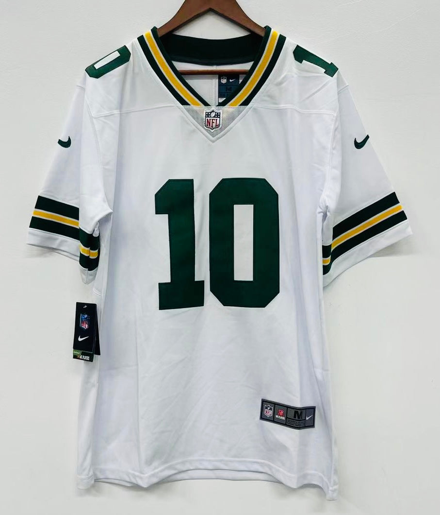 Jordan Love Green Bay Packers Official NFL Jersey White – Classic