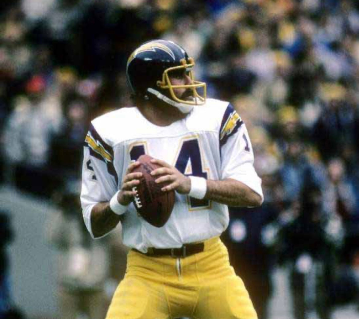 Dan Fouts San Diego Chargers Jersey Mitchell & Ness white